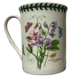 Portmeirion Botanic Garden Sweet Pea 12 oz Coffee Mug Cup